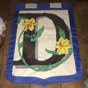 GUC “D” Monogrammed Flag